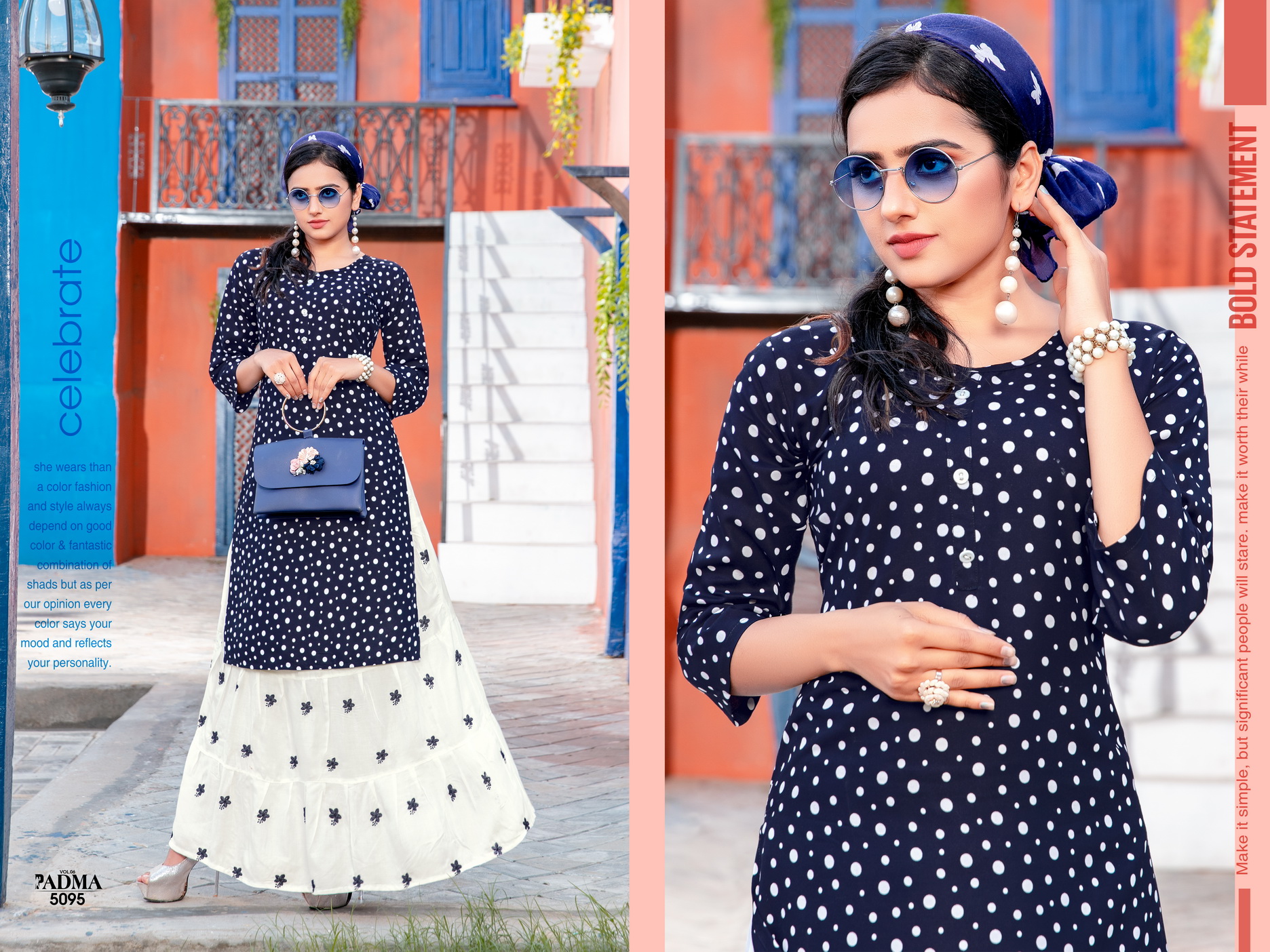Premnath Padma Vol.6 Top With Skirt Kurti