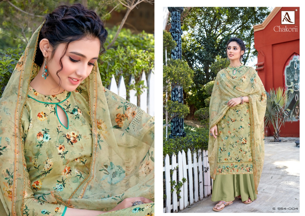 Alok Chakori Pure Jam Cotton Designer Dress Material Catalog