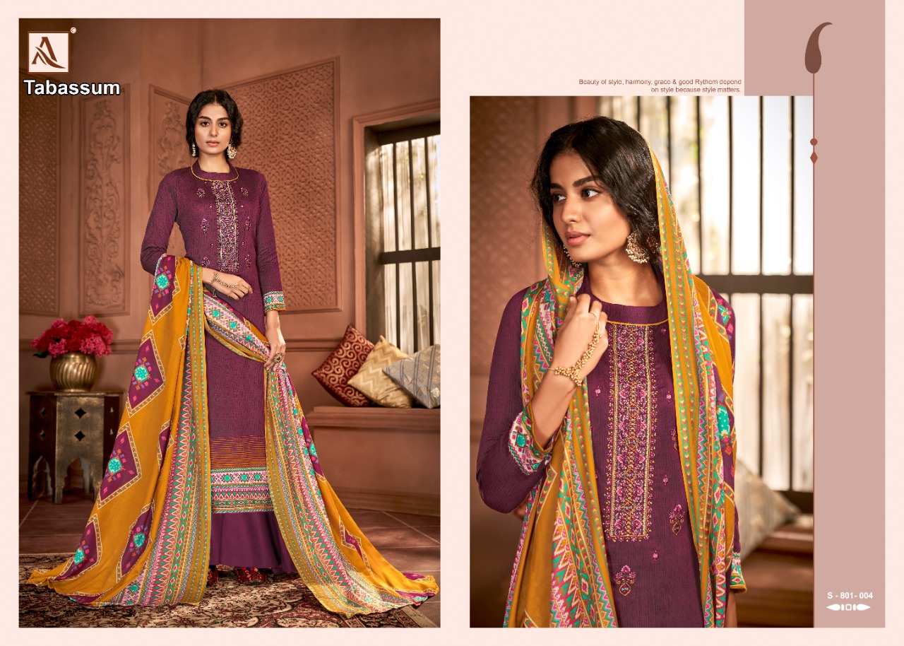 Alok Tabassum Digital Printed Designer Dress Material Catalog