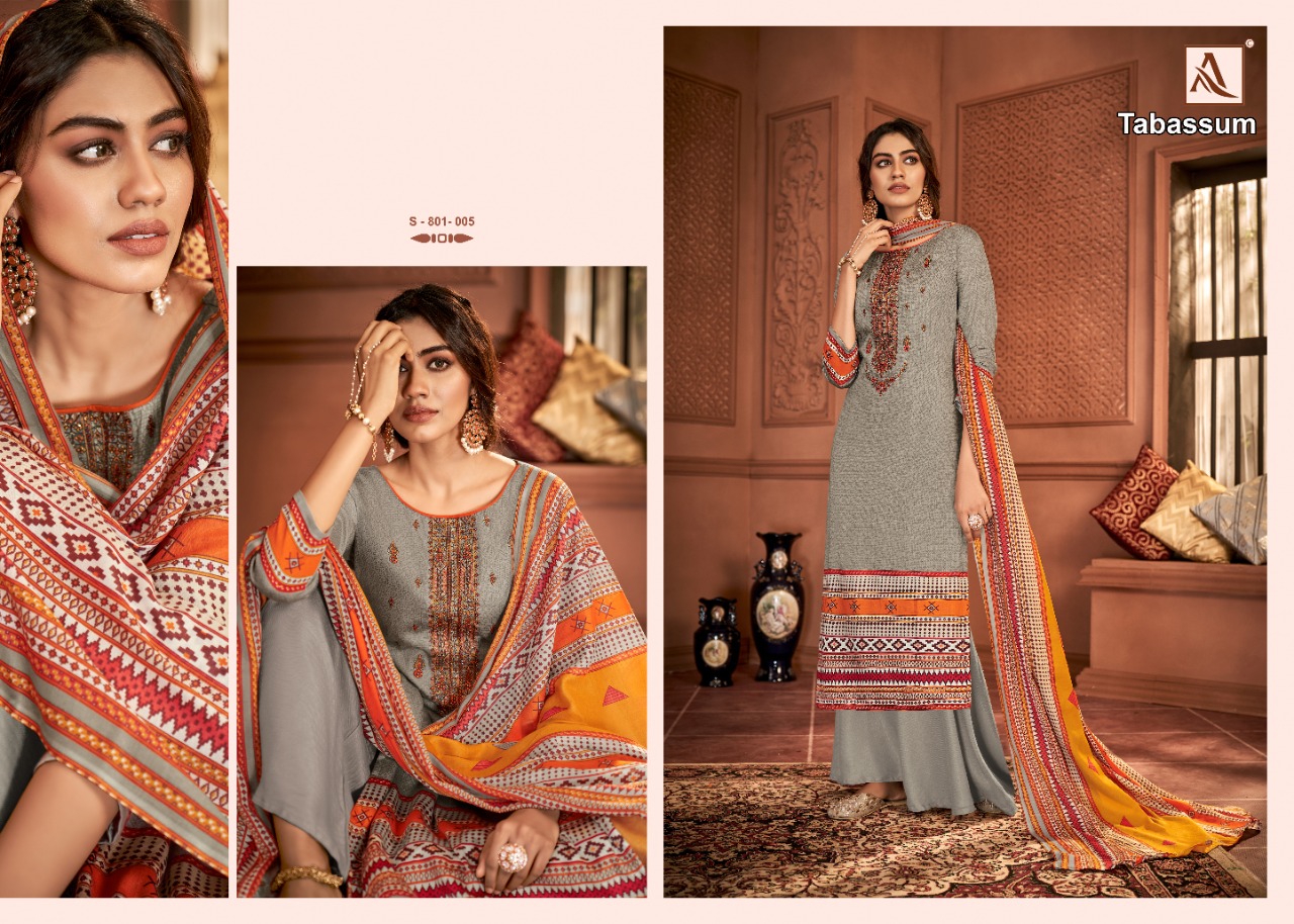 Alok Tabassum Digital Printed Designer Dress Material Catalog