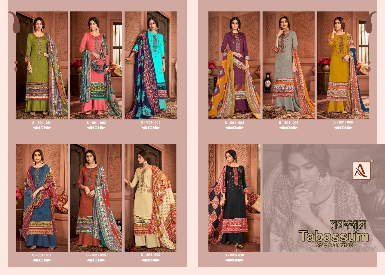 Alok Tabassum Digital Printed Designer Dress Material Catalog