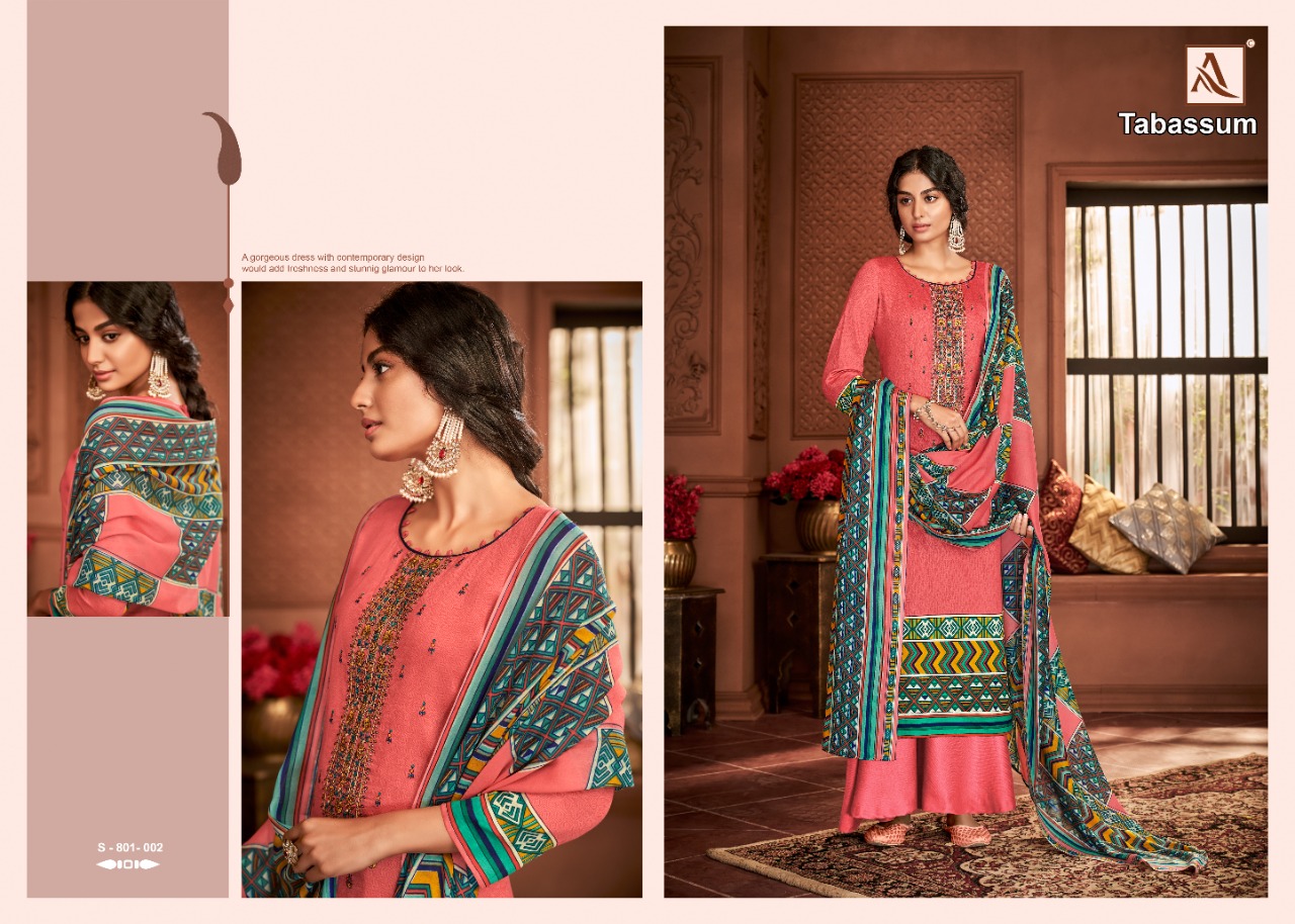 Alok Tabassum Digital Printed Designer Dress Material Catalog