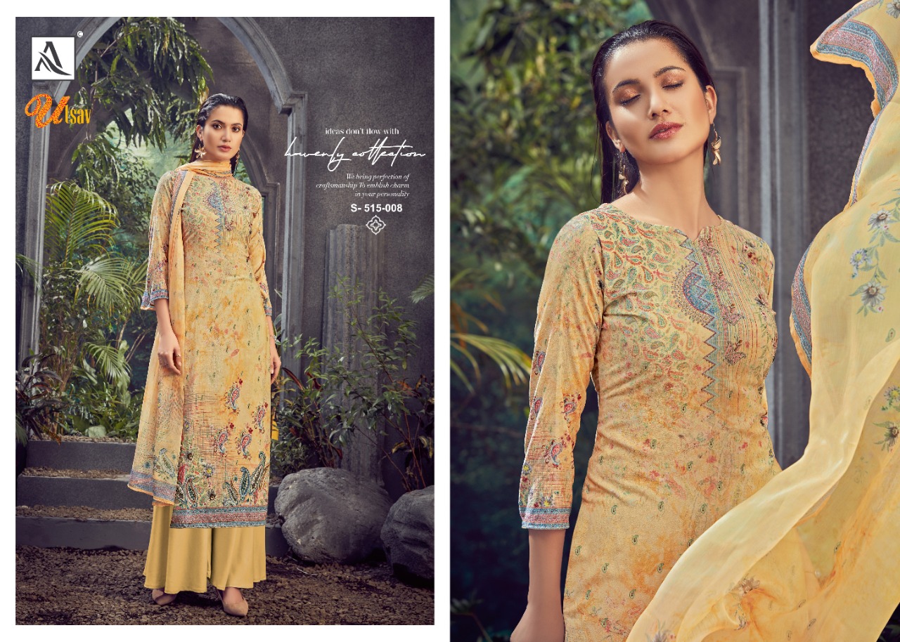 Alok Utsav Vol  2 Designer Velvet Festive Wear Dress Material Catalog