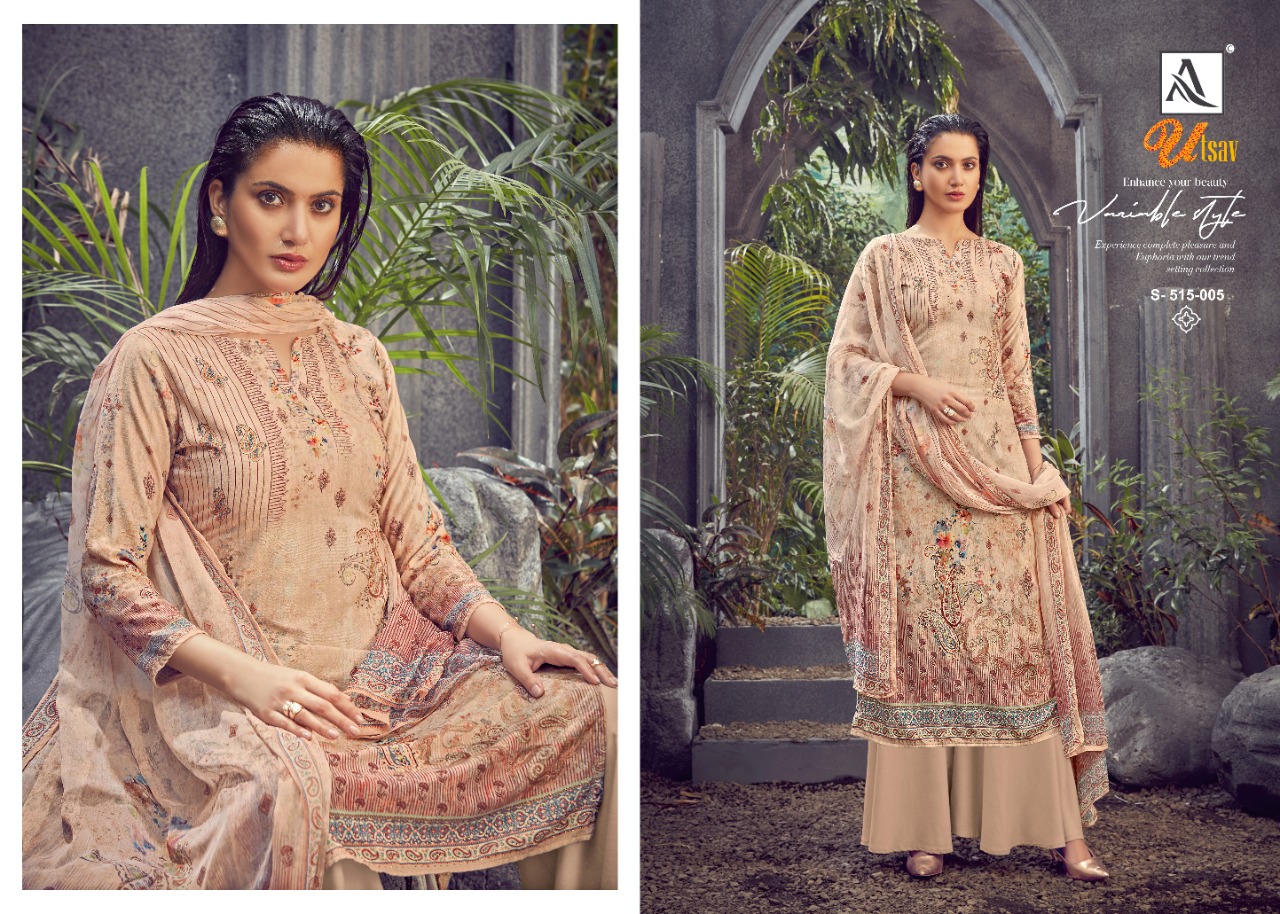 Alok Utsav Vol  2 Designer Velvet Festive Wear Dress Material Catalog