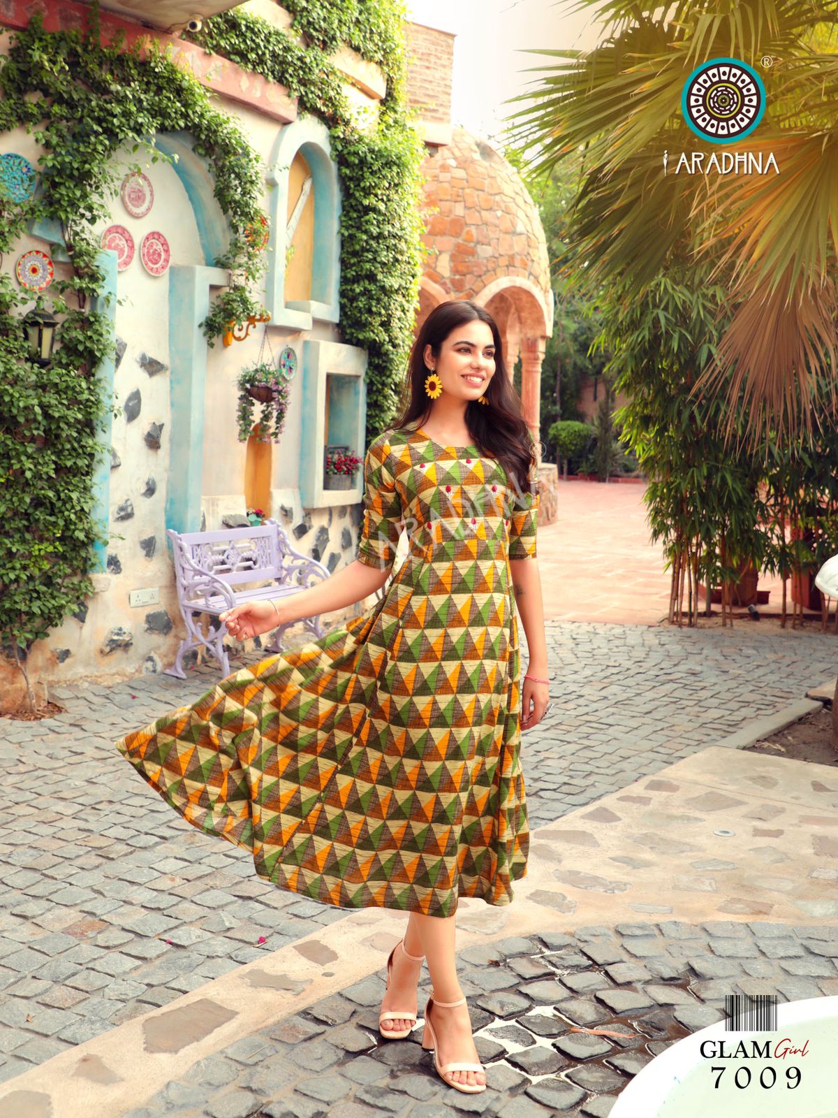 Aradhna Glam Girl Vol  7 Rayon Printed Designer Long Kurti Catalog