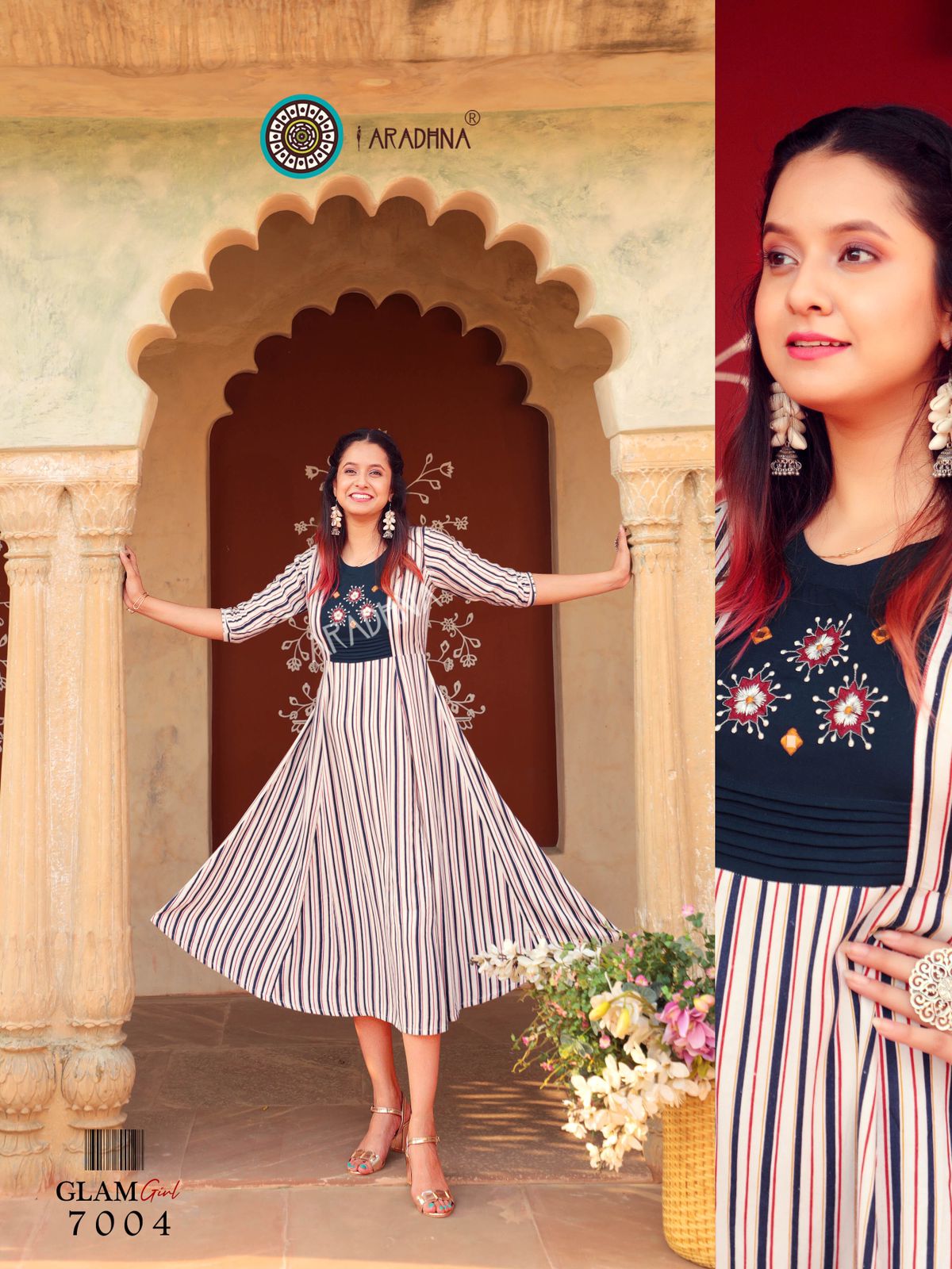 Aradhna Glam Girl Vol  7 Rayon Printed Designer Long Kurti Catalog