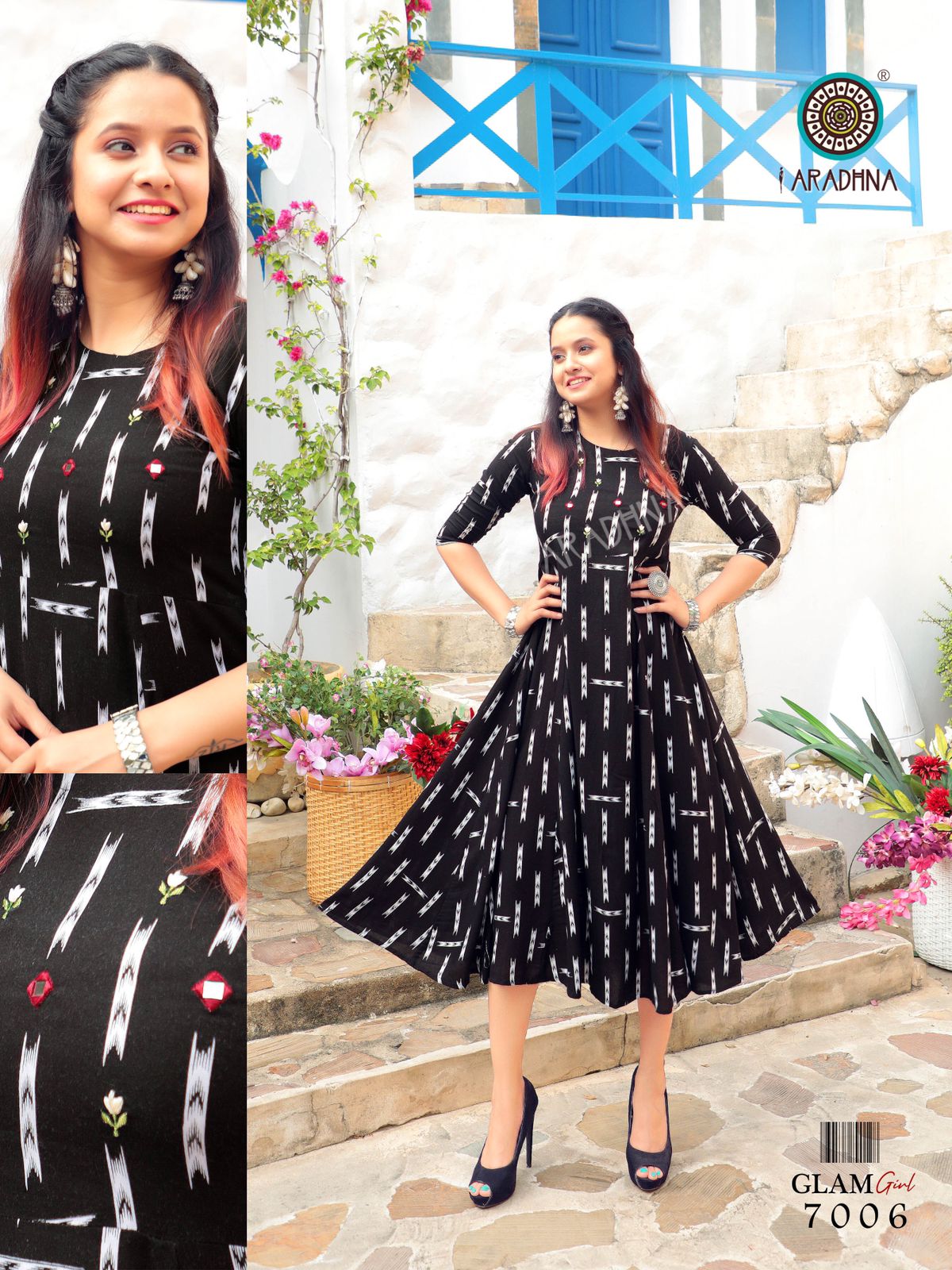 Aradhna Glam Girl Vol  7 Rayon Printed Designer Long Kurti Catalog