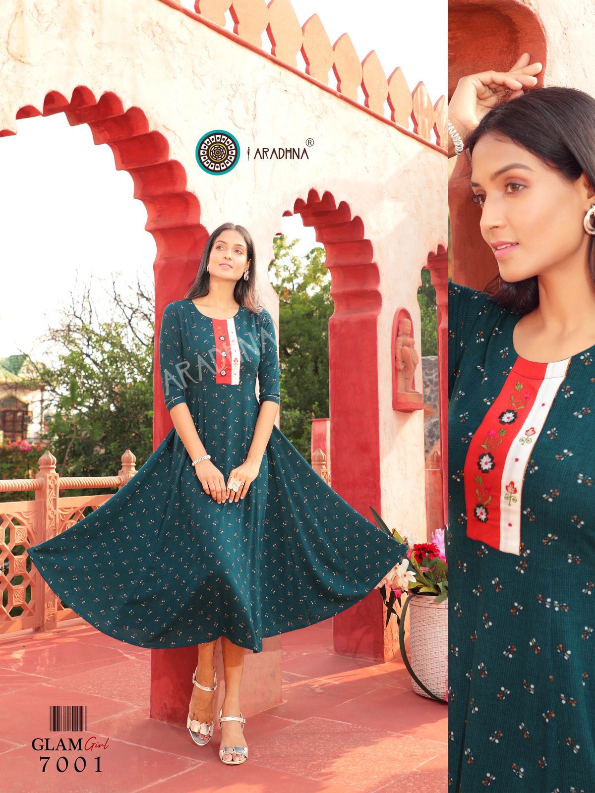 Aradhna Glam Girl Vol  7 Rayon Printed Designer Long Kurti Catalog