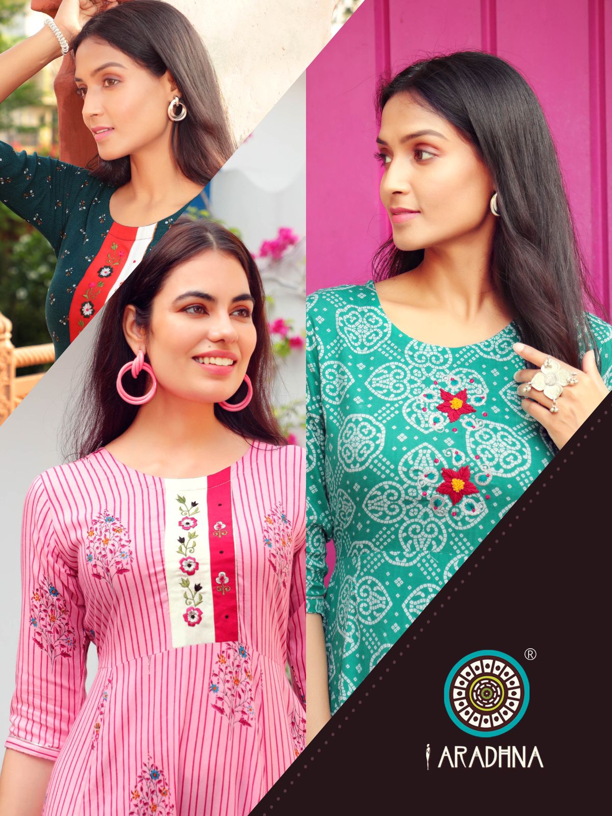 Aradhna Glam Girl Vol  7 Rayon Printed Designer Long Kurti Catalog