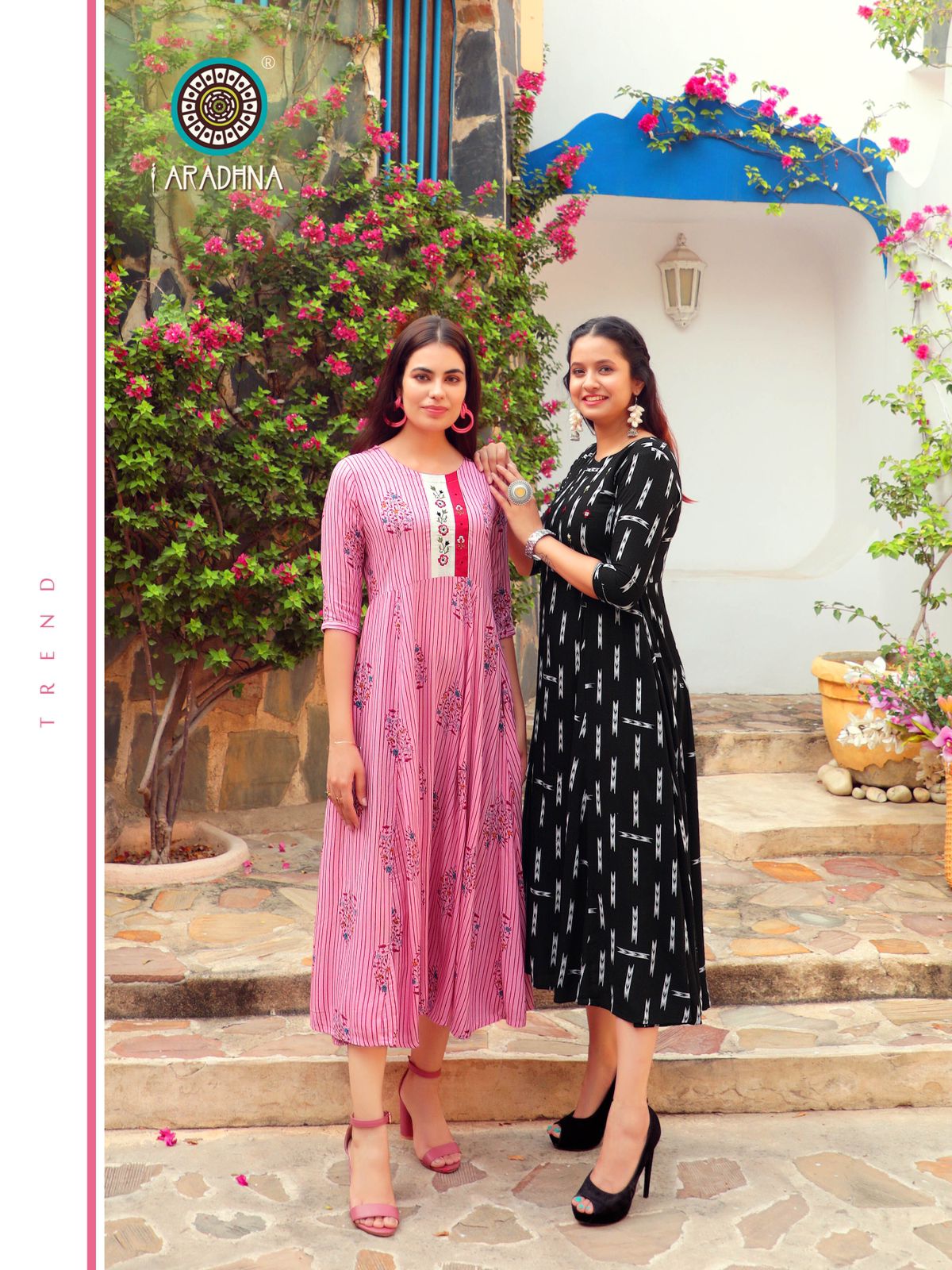 Aradhna Glam Girl Vol  7 Rayon Printed Designer Long Kurti Catalog