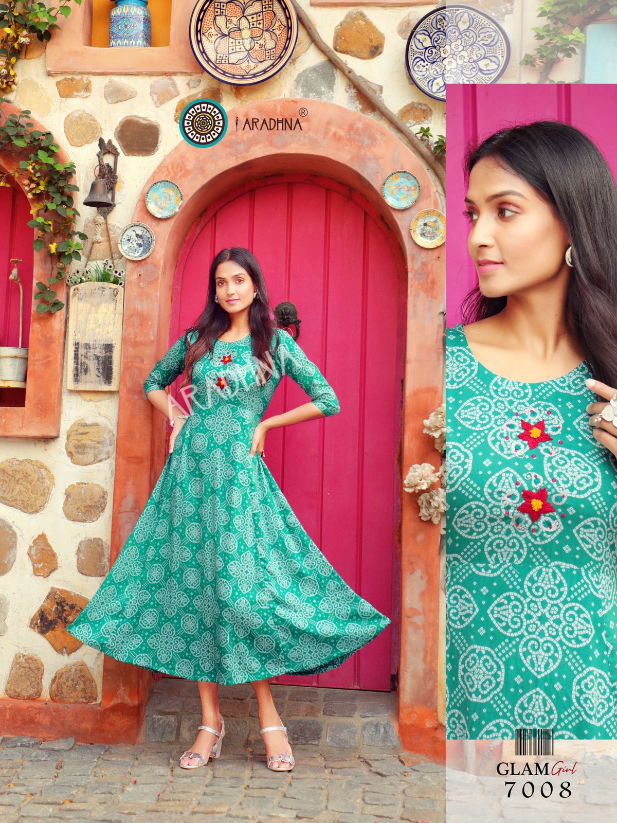 Aradhna Glam Girl Vol  7 Rayon Printed Designer Long Kurti Catalog