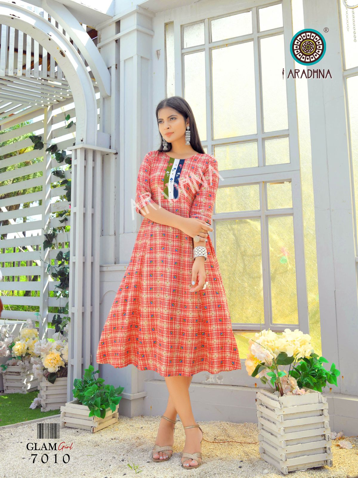 Aradhna Glam Girl Vol  7 Rayon Printed Designer Long Kurti Catalog