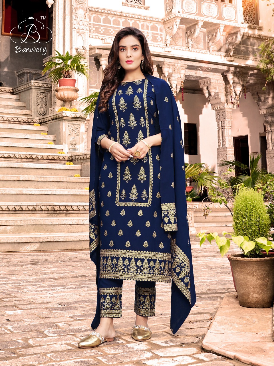 Banwery Parishi Print Ready-made  Kurti Catalog