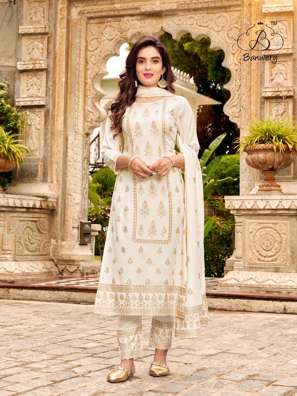 Banwery Parishi Print Ready-made  Kurti Catalog