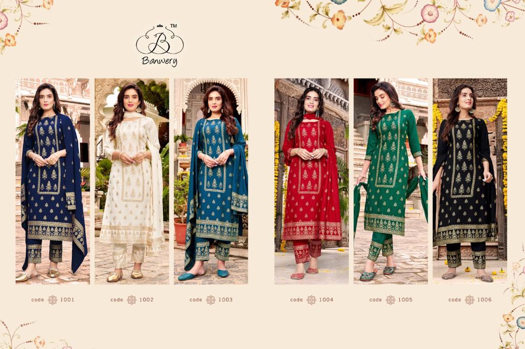 Banwery Parishi Print Ready-made  Kurti Catalog