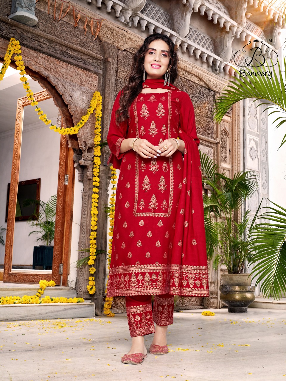Banwery Parishi Print Ready-made  Kurti Catalog
