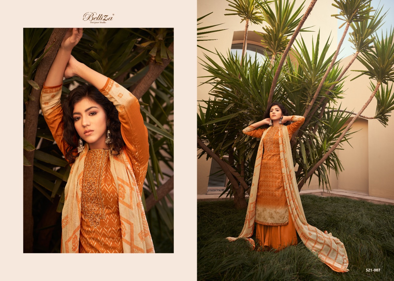 Belliza Bliss Vol 2 Pure Jam Designer Dress Material Catalog