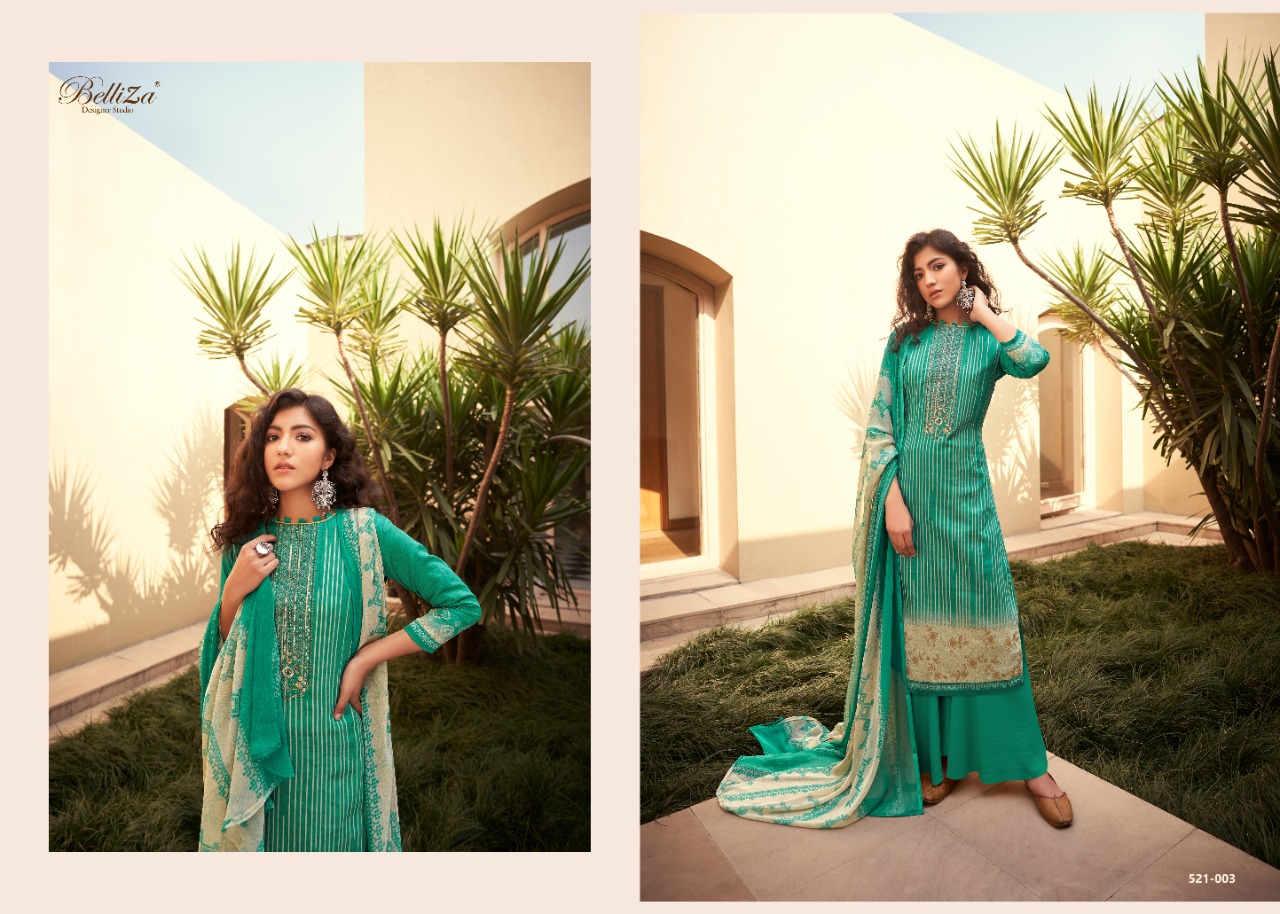 Belliza Bliss Vol 2 Pure Jam Designer Dress Material Catalog