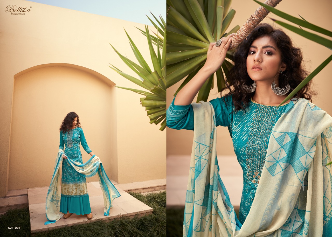 Belliza Bliss Vol 2 Pure Jam Designer Dress Material Catalog