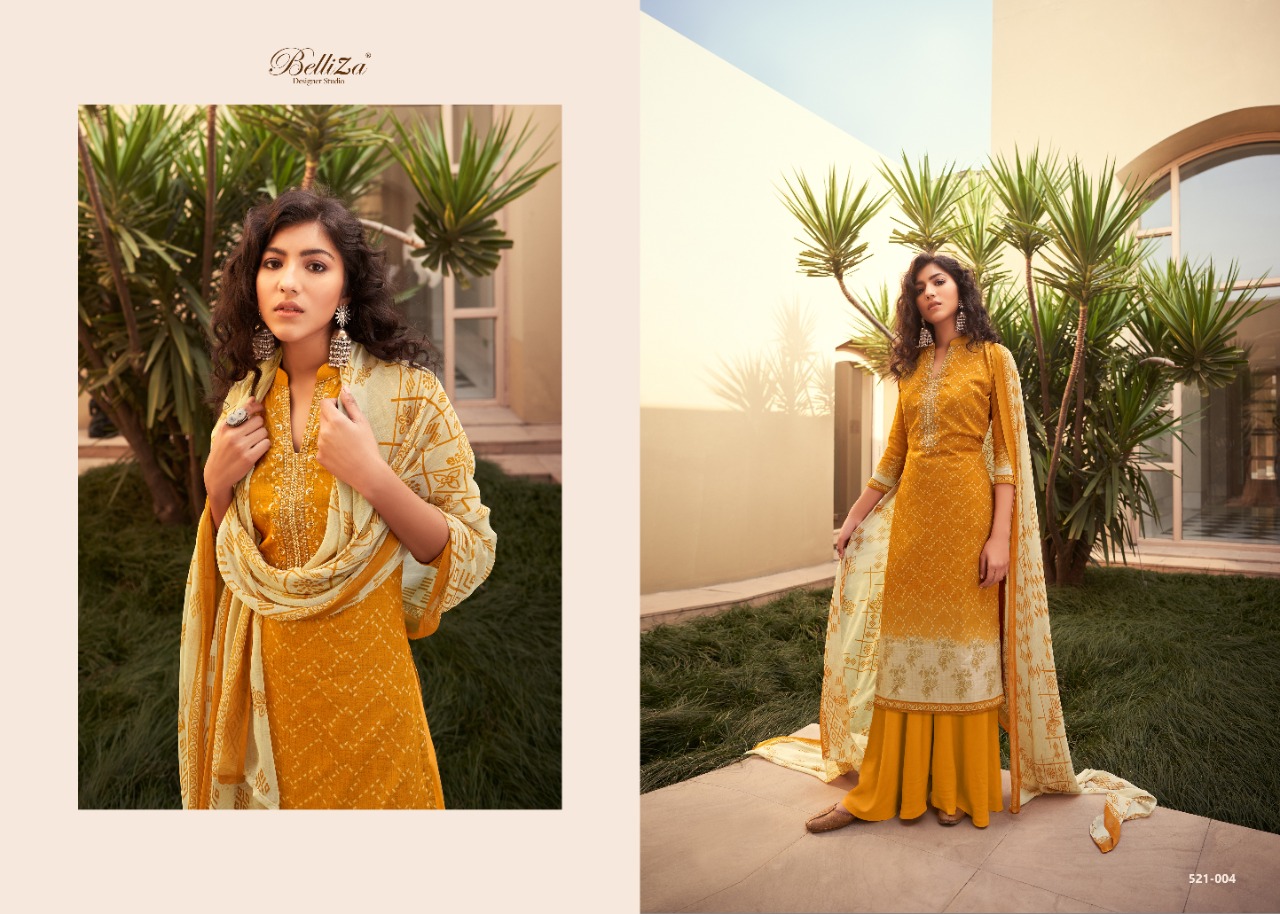 Belliza Bliss Vol 2 Pure Jam Designer Dress Material Catalog