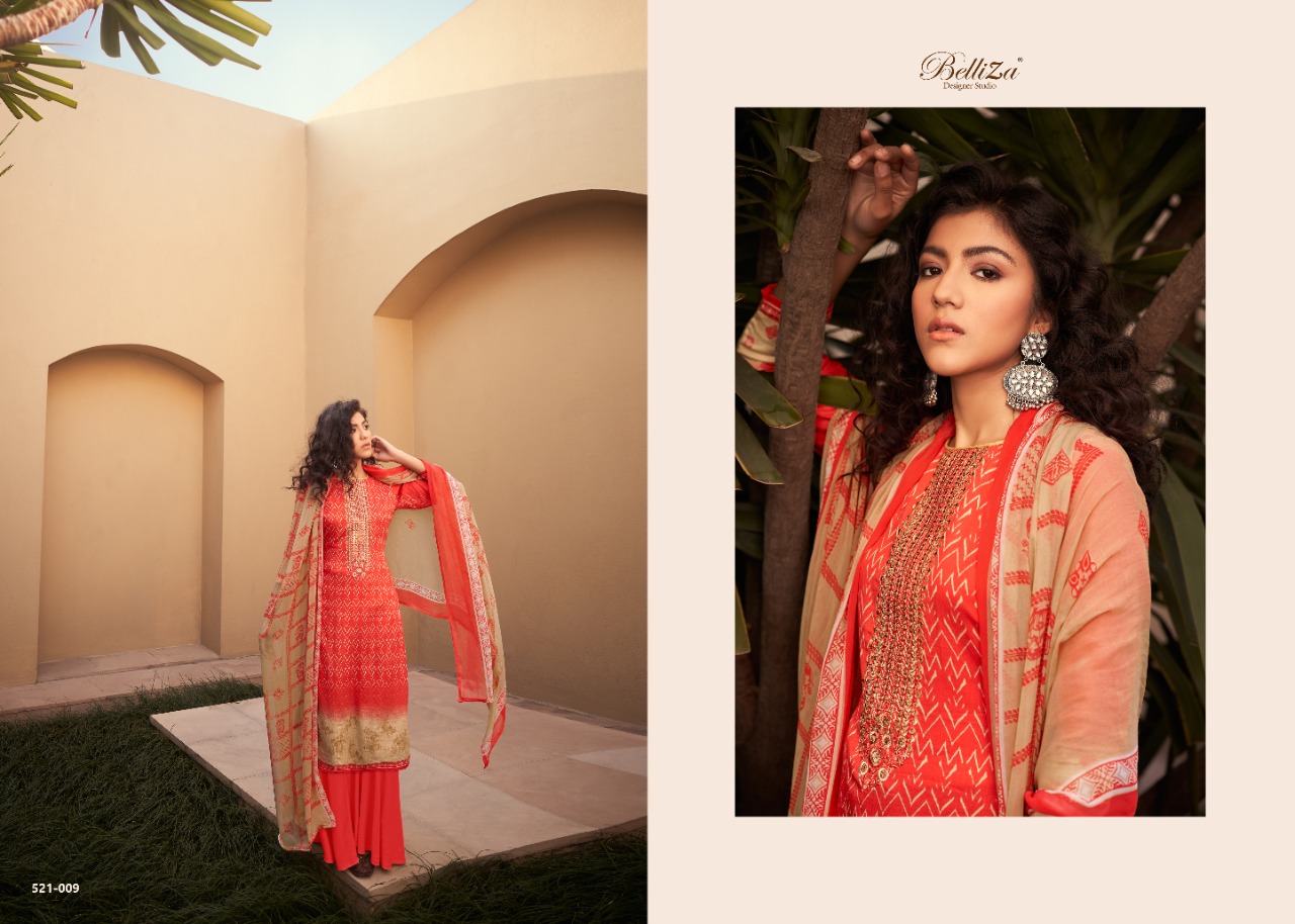 Belliza Bliss Vol 2 Pure Jam Designer Dress Material Catalog