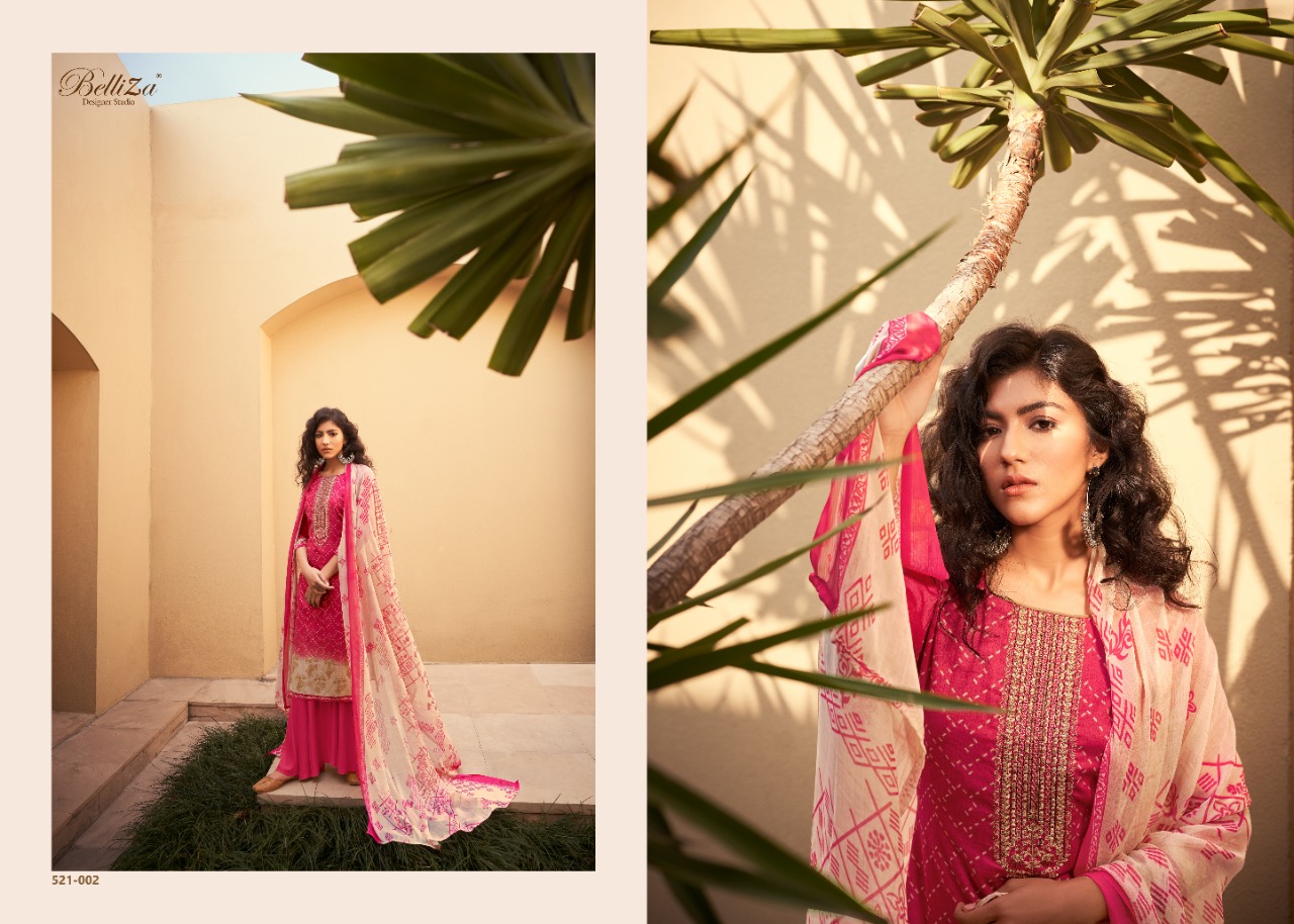 Belliza Bliss Vol 2 Pure Jam Designer Dress Material Catalog