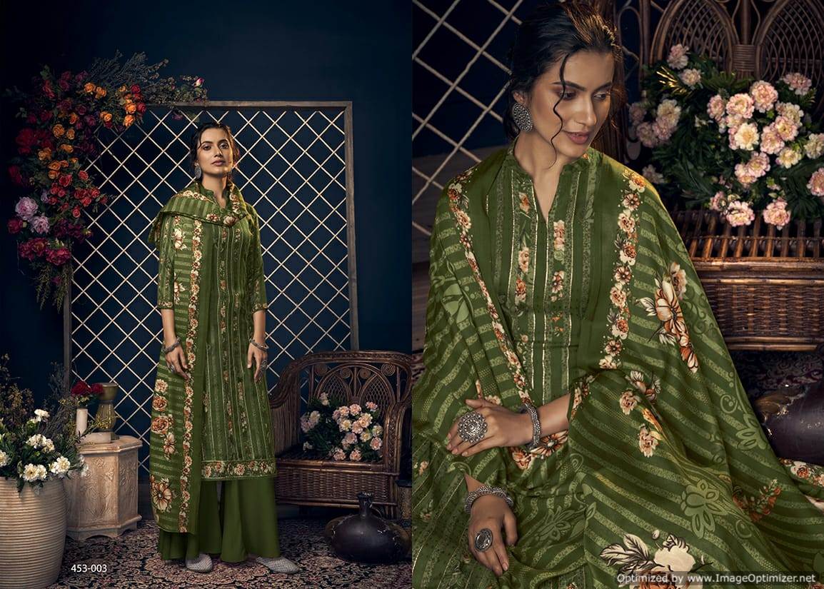 Belliza Kashmiriyat  Pure Pashmina Digital Print Dress Material Catalog