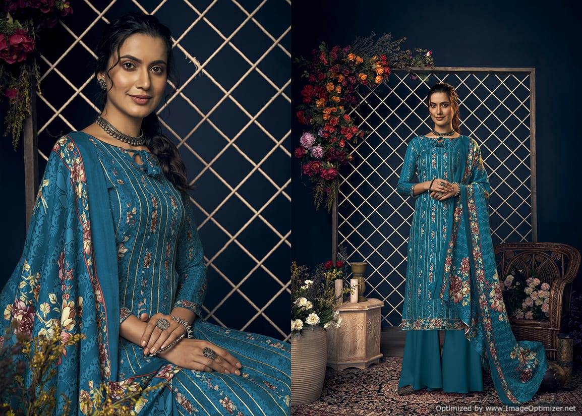 Belliza Kashmiriyat  Pure Pashmina Digital Print Dress Material Catalog