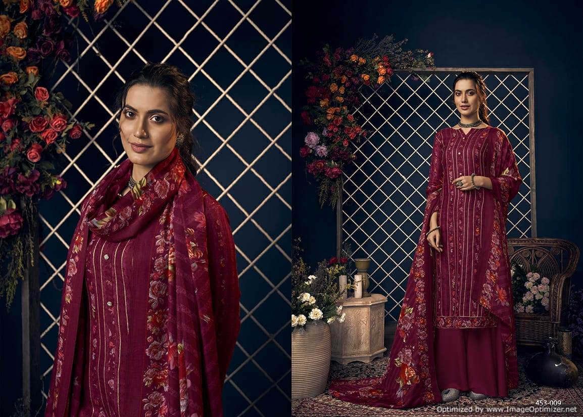 Belliza Kashmiriyat  Pure Pashmina Digital Print Dress Material Catalog