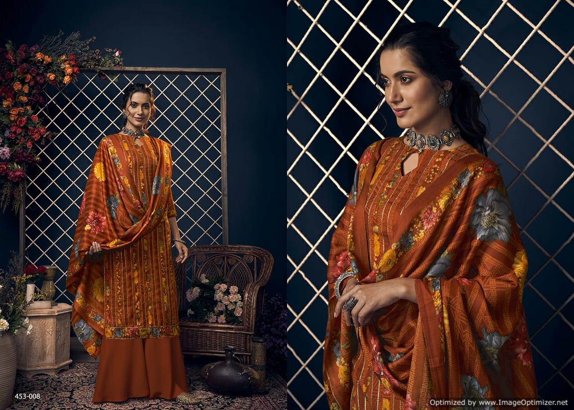 Belliza Kashmiriyat  Pure Pashmina Digital Print Dress Material Catalog