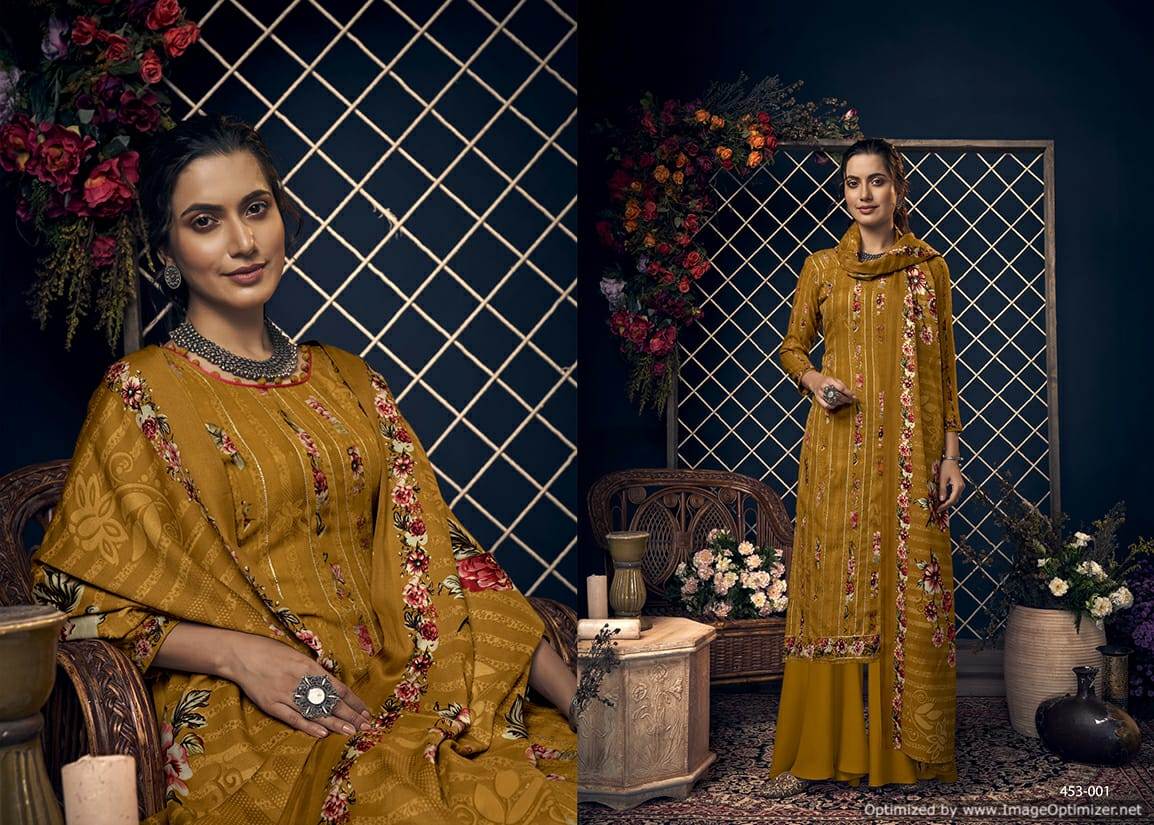 Belliza Kashmiriyat  Pure Pashmina Digital Print Dress Material Catalog