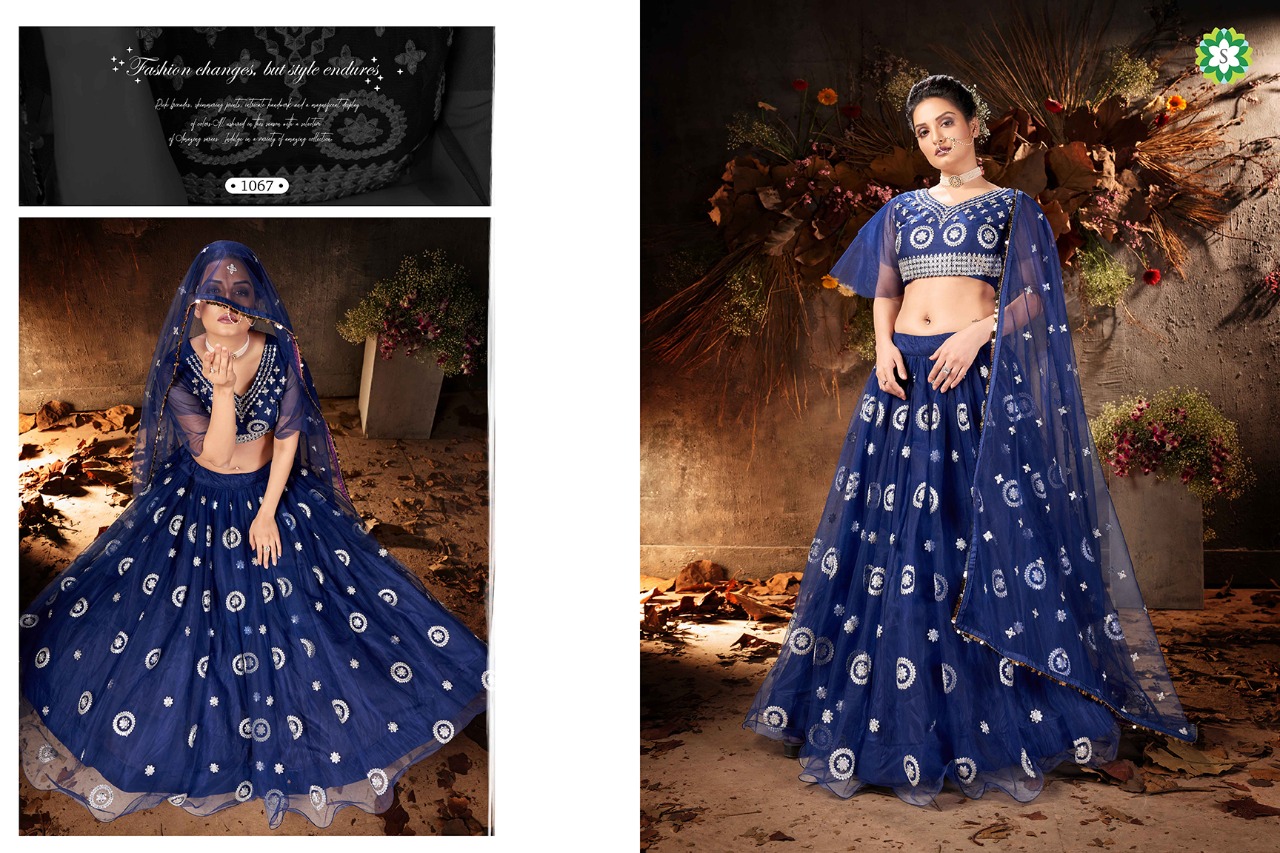 Blossom 1067	Party Wear Lehenga Buy Lehenga Choli Manufacturers In India