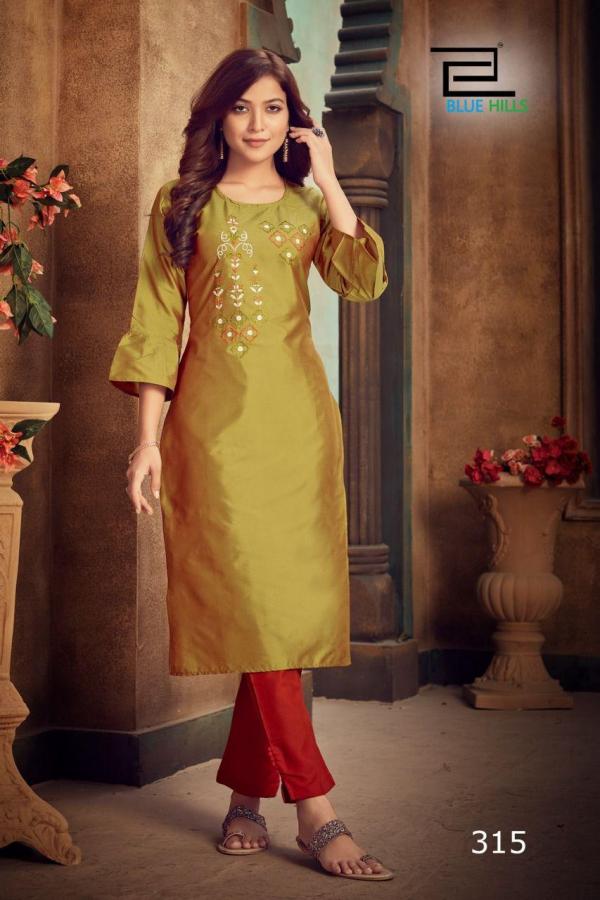 Blue Hills Instagram Vol 3 Cotton Fancy Embroidery Kurti Catalog
