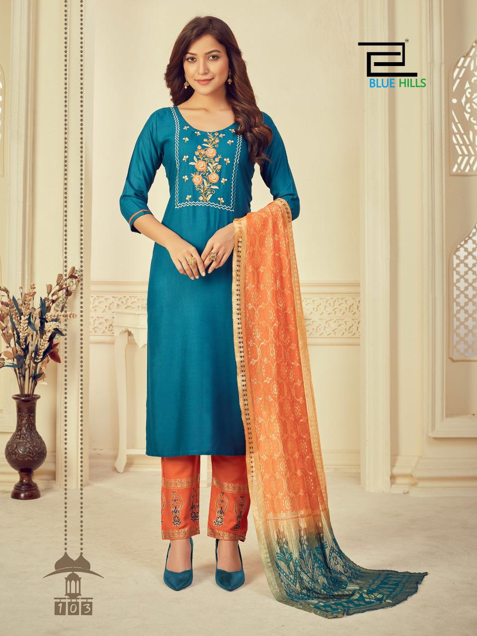 Blue Hills Skyline Vol  3 Designer Ready Made Catalog