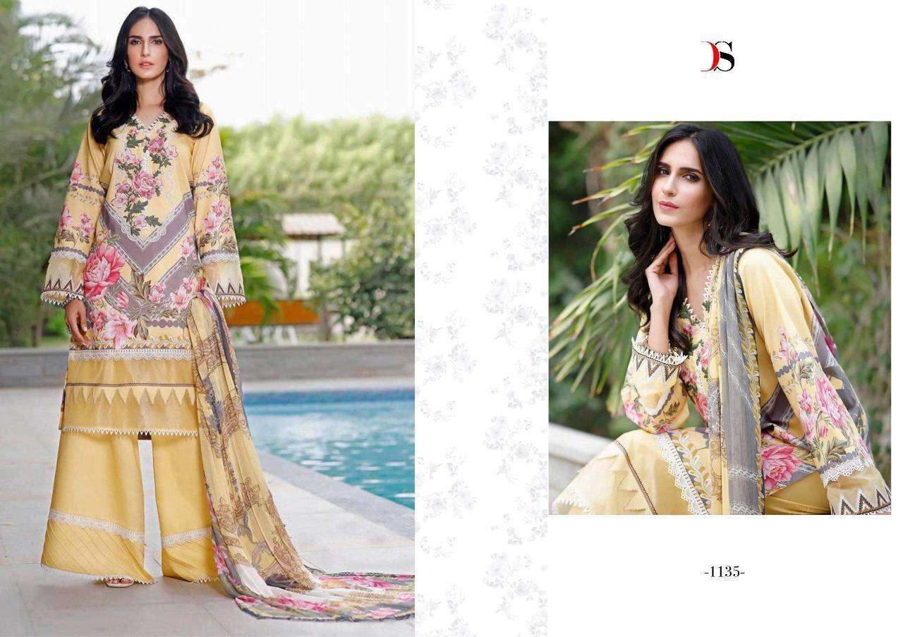 Deepsy Firdous Urbane Vol-4 Pure Cotton Print Pakistani Dress Material Catalog