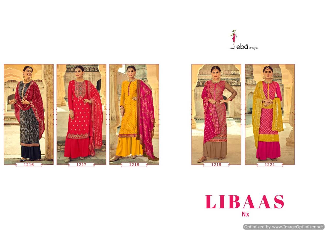 Eba Libaas Nx Exclusive Wear Embroidery Salwar  Suits  Catalog