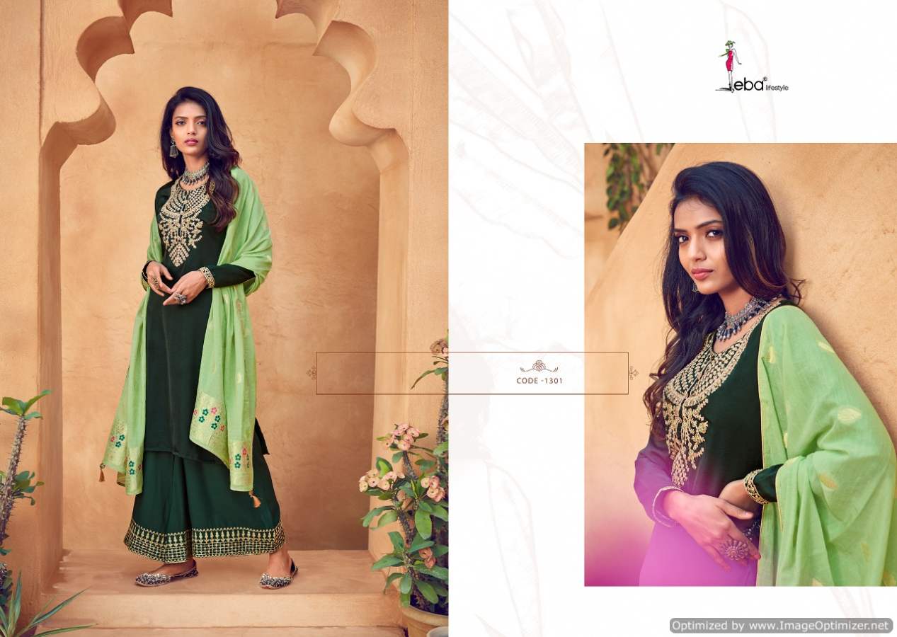 Eba Noreen Embroidery Work Salwar Kameez Catalog
