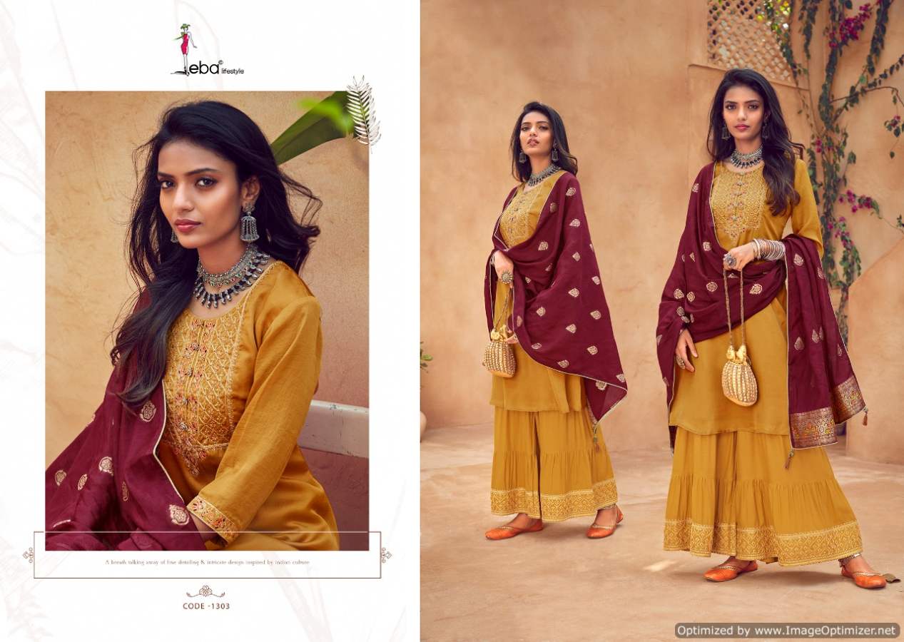 Eba Noreen Embroidery Work Salwar Kameez Catalog