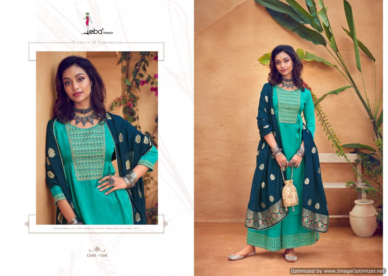Eba Noreen Embroidery Work Salwar Kameez Catalog