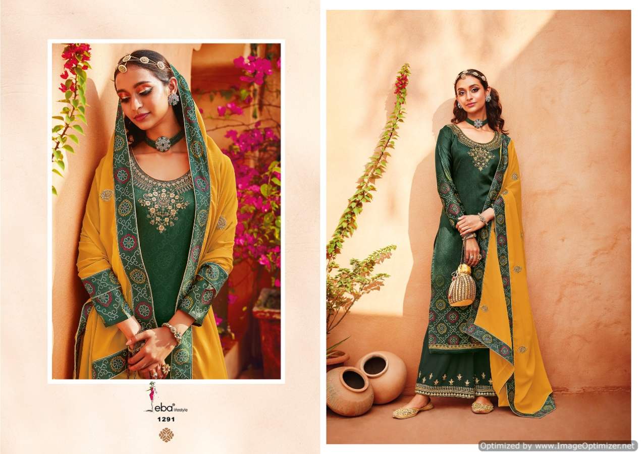 Eba Rang Bandhej Vol  2 Embroidery Wear Salwaar Kameez Catalog