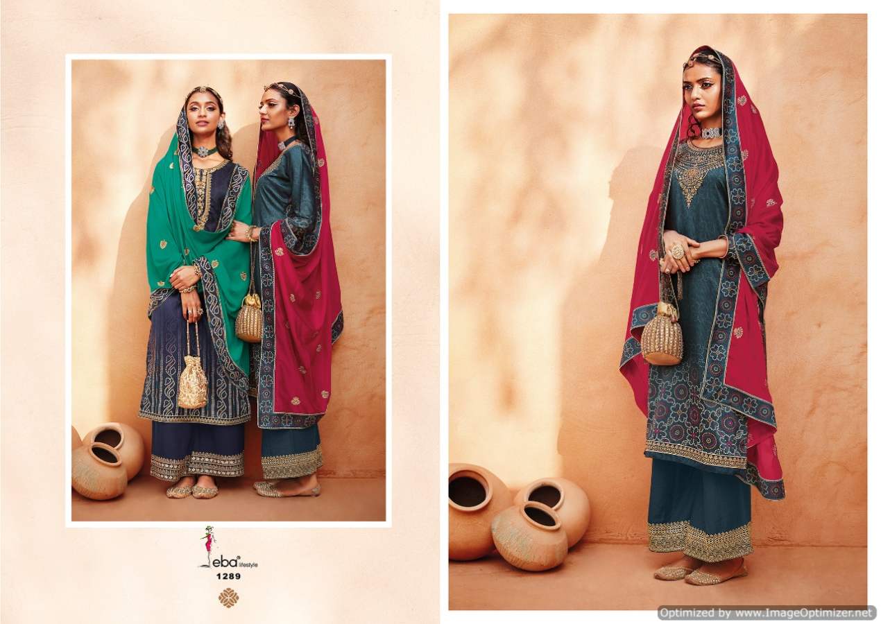 Eba Rang Bandhej Vol  2 Embroidery Wear Salwaar Kameez Catalog