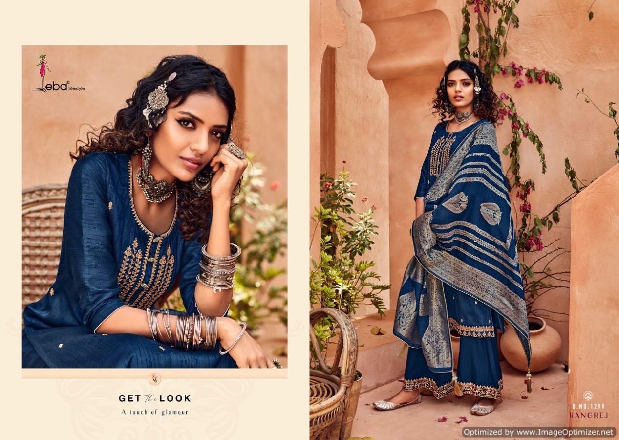 Eba Rangrej Festive Wear Embroidery Salwar Kameez Catalog