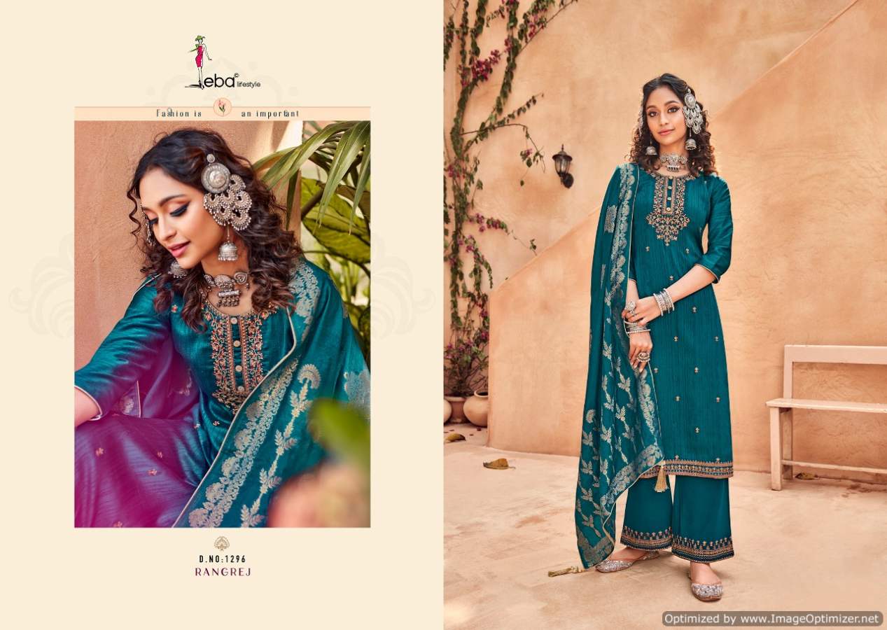 Eba Rangrej Festive Wear Embroidery Salwar Kameez Catalog