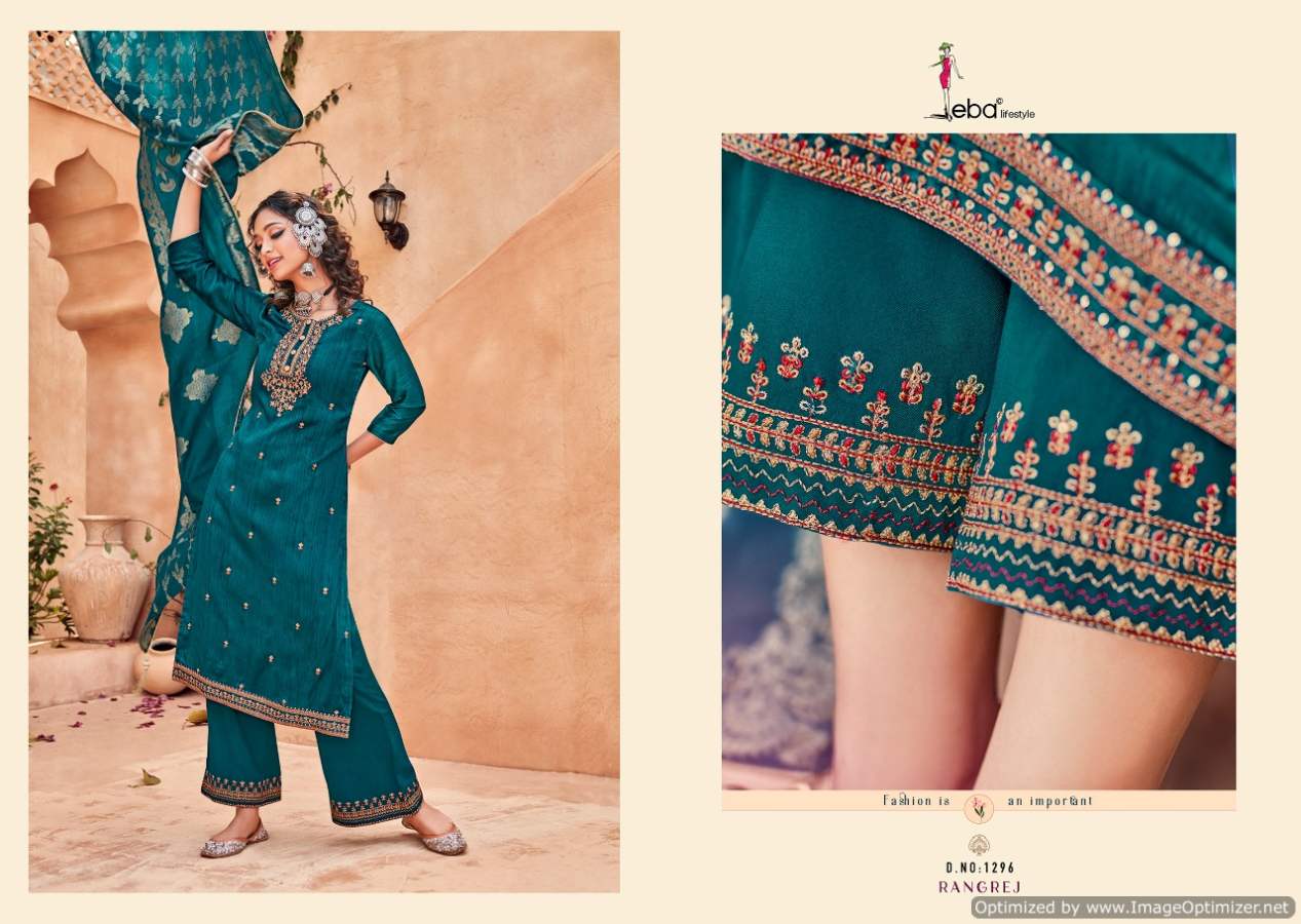 Eba Rangrej Festive Wear Embroidery Salwar Kameez Catalog