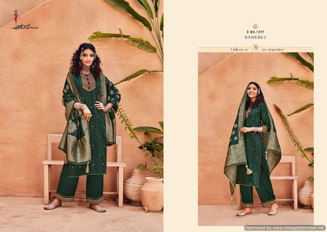 Eba Rangrej Festive Wear Embroidery Salwar Kameez Catalog