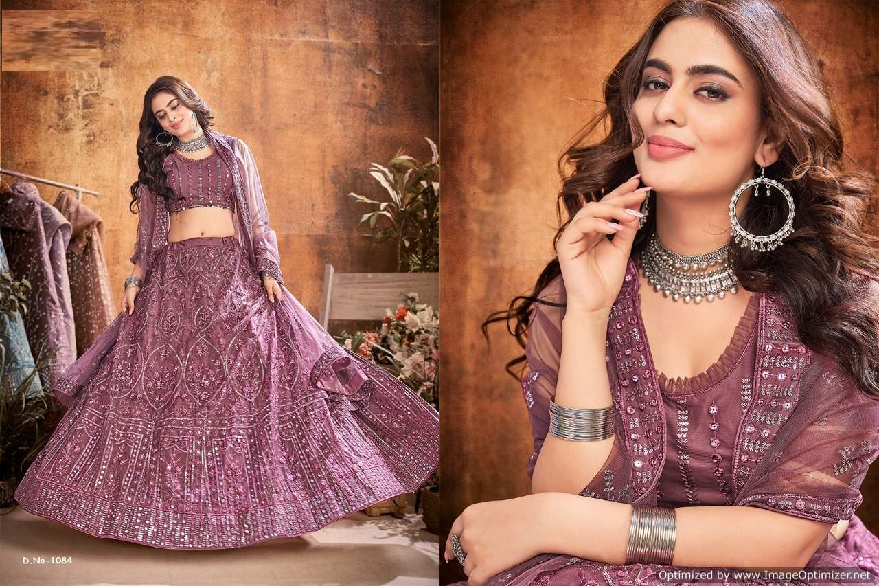 Fc Niva 1084 Peach Pink  Buy  Party Wear Wedding Bridal Lehenga Designs Collection