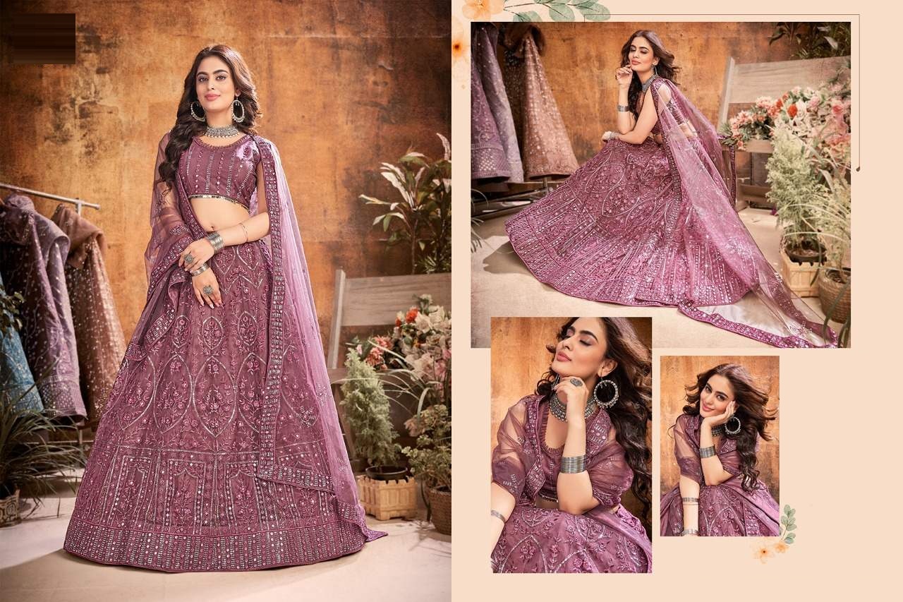 Fc Niva 1084 Peach Pink  Buy  Party Wear Wedding Bridal Lehenga Designs Collection
