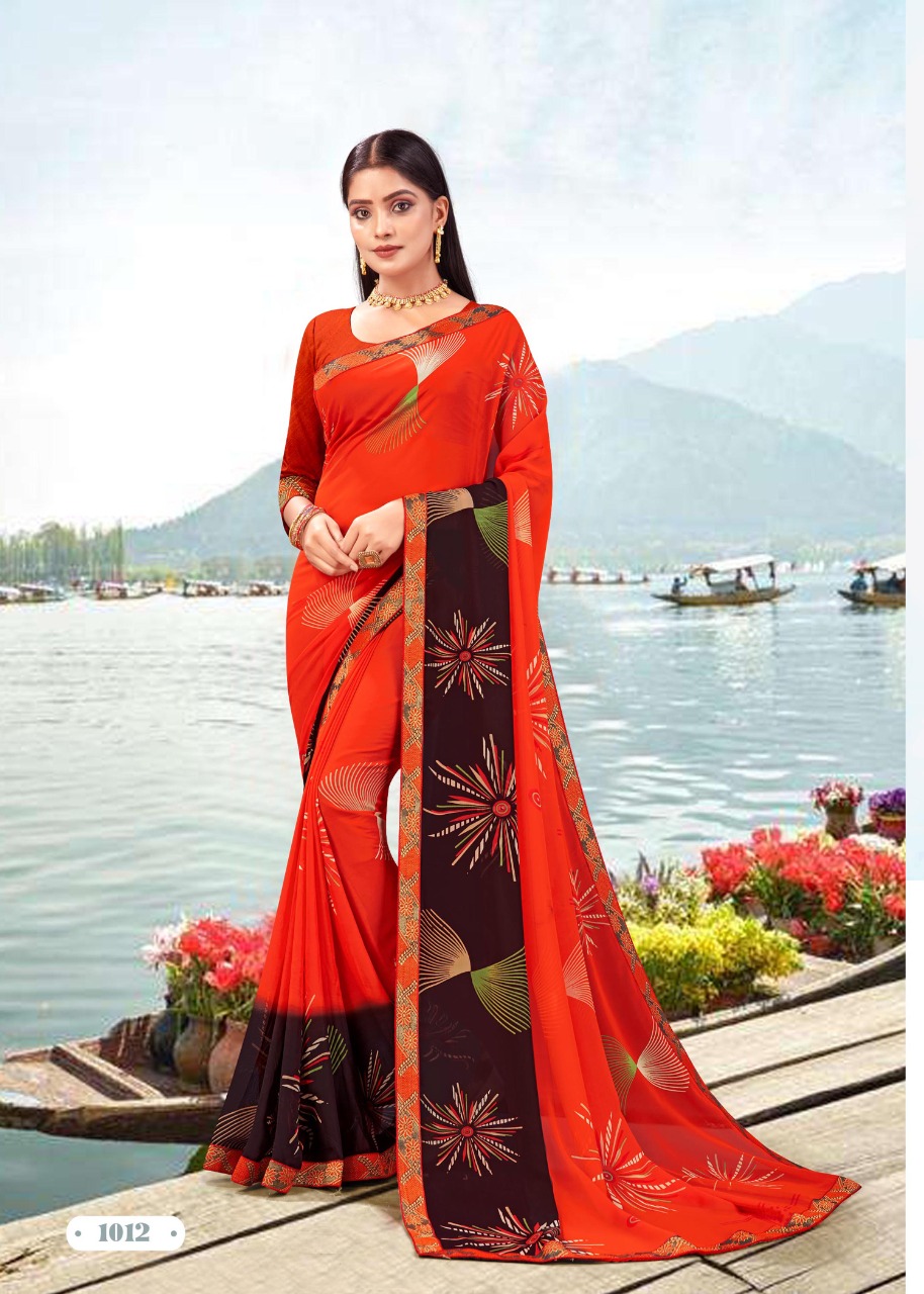 Fc Aavya Casual Wear Printed Sarees Catalog
