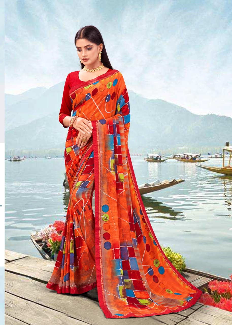 Fc Aavya Casual Wear Printed Sarees Catalog