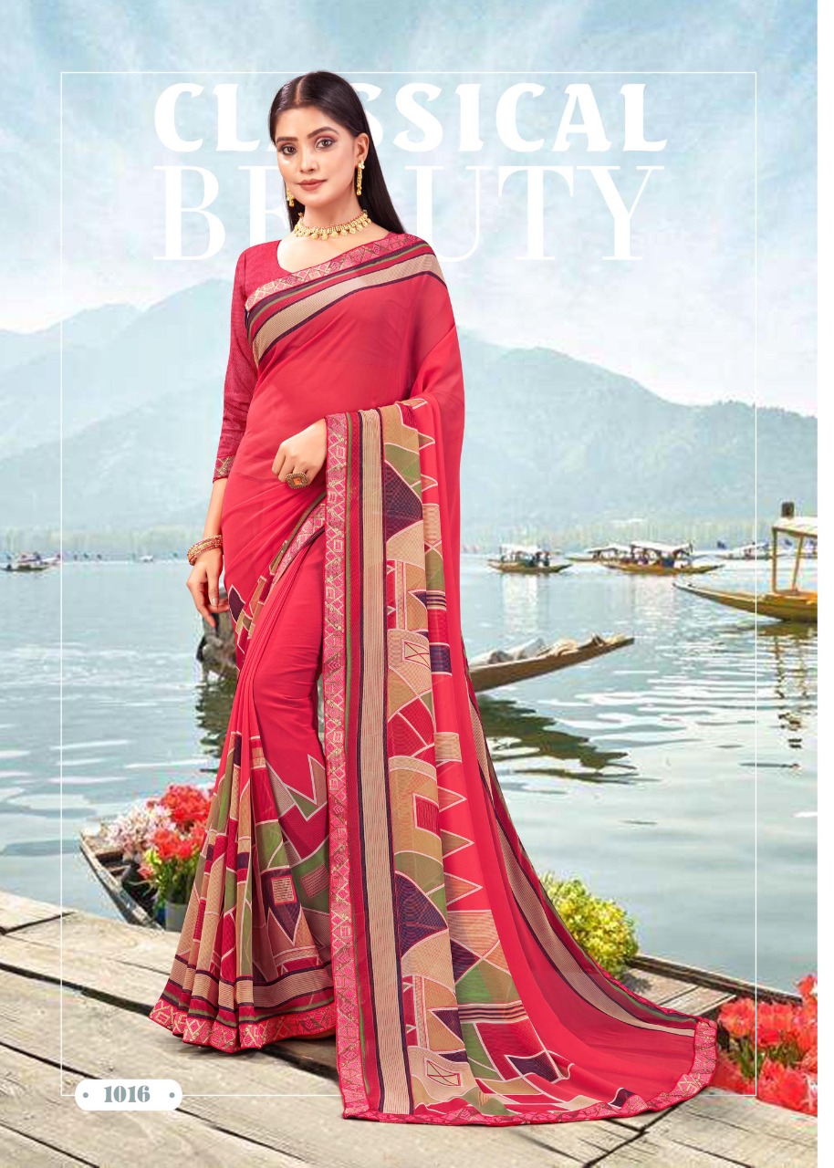 Fc Aavya Casual Wear Printed Sarees Catalog